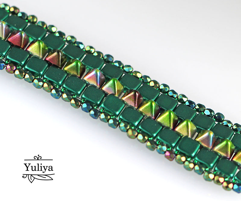 PDF Tutorial Bracelet "Pyramid"