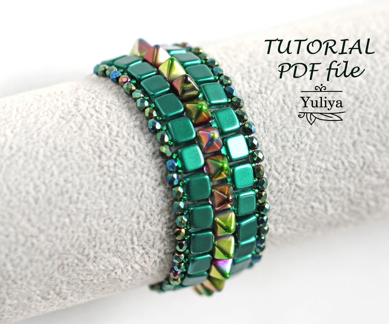 PDF Tutorial Bracelet "Pyramid"