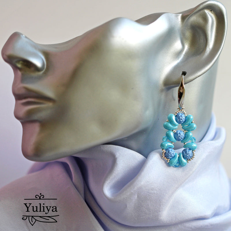 PDF Tutorial Earrings "Winter"