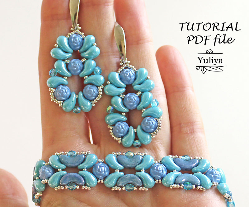 PDF Tutorial Jewery Set "Winter"