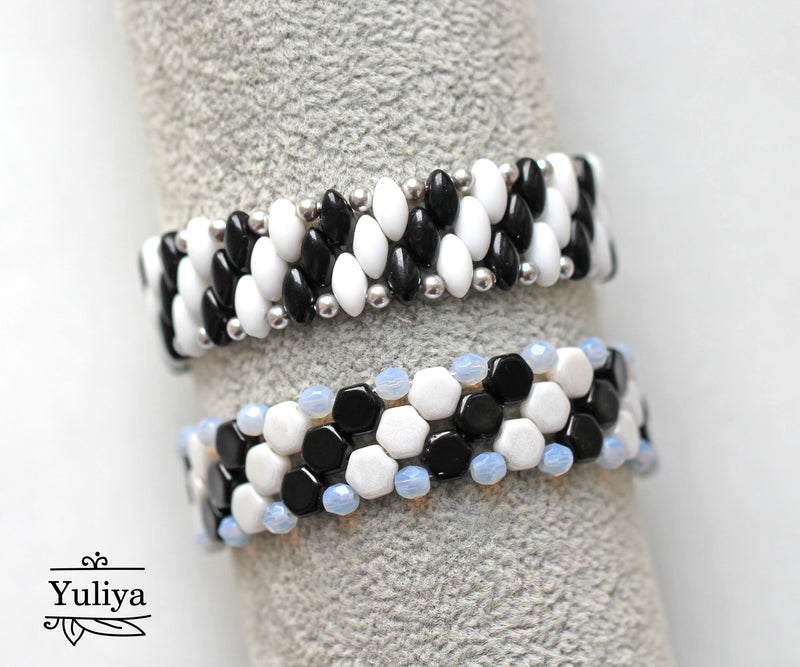 PDF Tutorial Bracelet "Zebra"