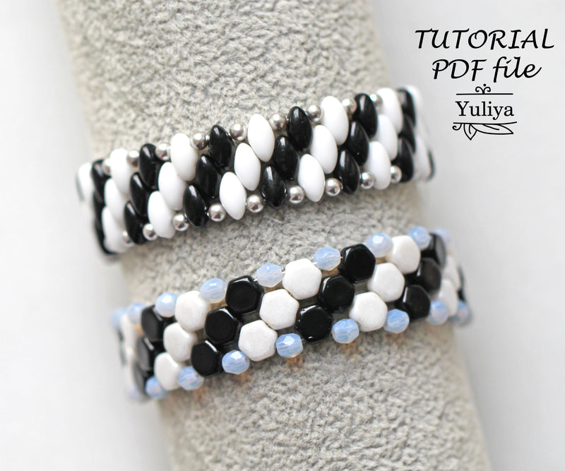 PDF Tutorial Bracelet "Zebra"