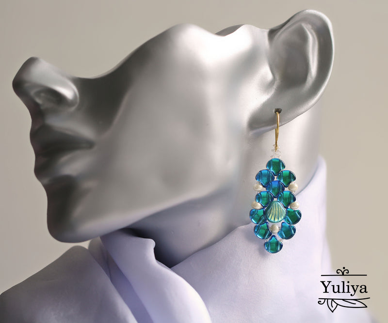 PDF Tutorial Earrings "Afrodita"