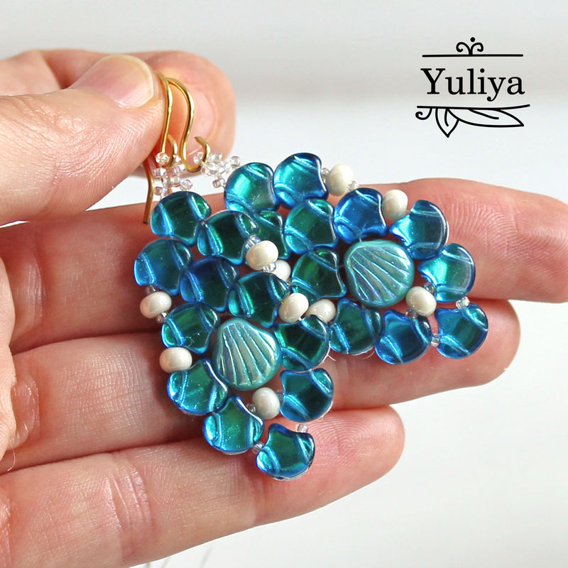 PDF Tutorial Earrings "Afrodita"