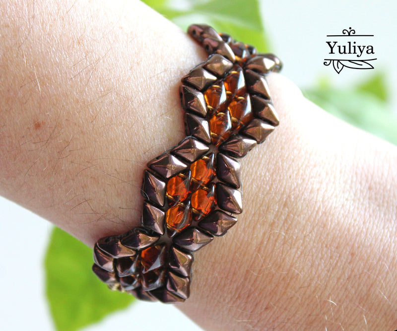 PDF Tutorial Bracelet "DiamonDuo Chain"