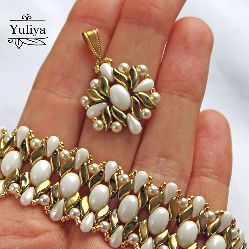 PDF Tutorial jewelry set “France”