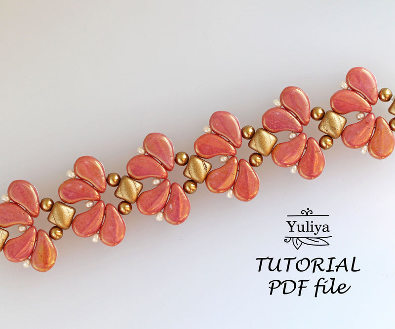 PDF Tutorial Bracelet "Romance"