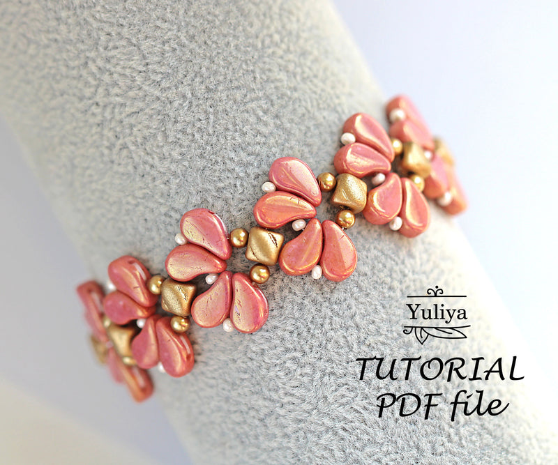 PDF Tutorial Bracelet "Romance"