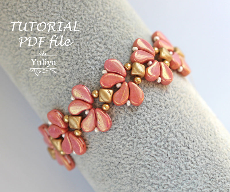 PDF Tutorial Bracelet "Romance"