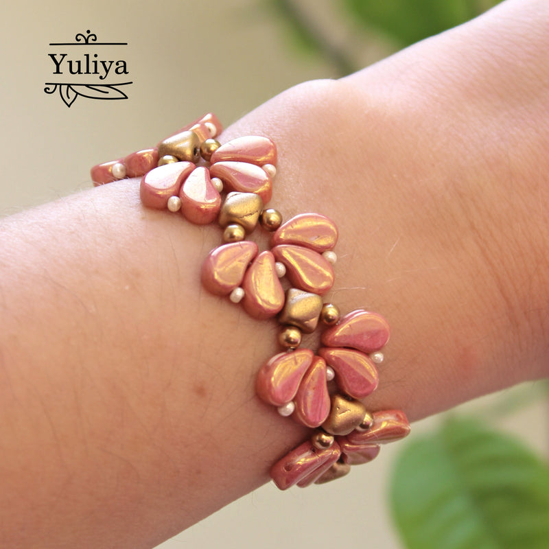 PDF Tutorial Bracelet "Romance"