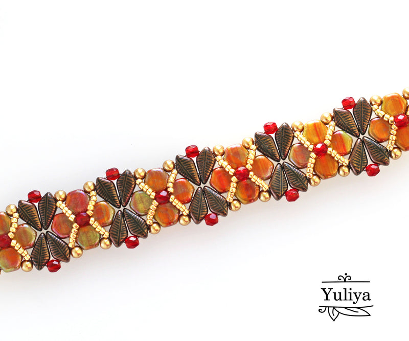 PDF Tutorial Bracelet "Maple"