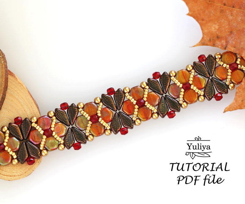 PDF Tutorial Bracelet "Maple"