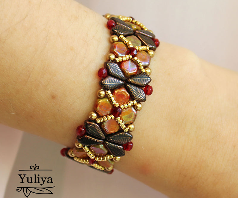 PDF Tutorial Bracelet "Maple"