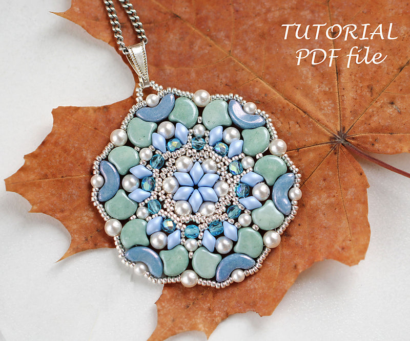 PDF Tutorial Pendant "Winter Day"