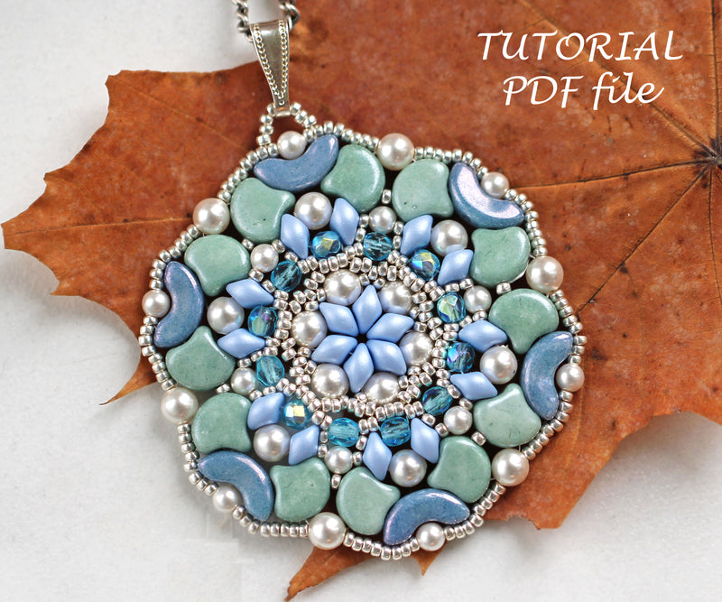PDF Tutorial Pendant "Winter Day"