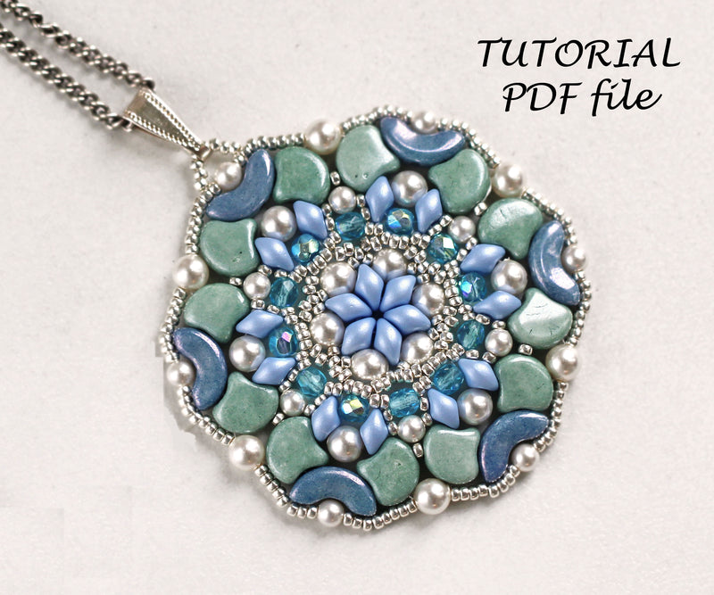 PDF Tutorial Pendant "Winter Day"