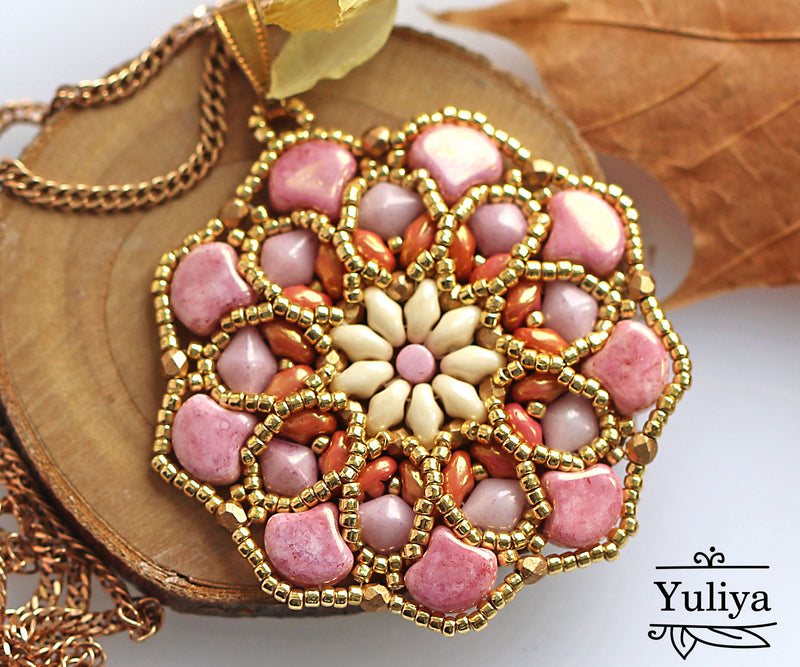 PDF Tutorial Pendant "Rosalinda"