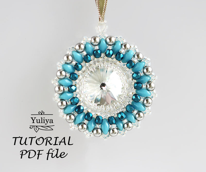 PDF Tutorial Pendant "Mountain Lake"
