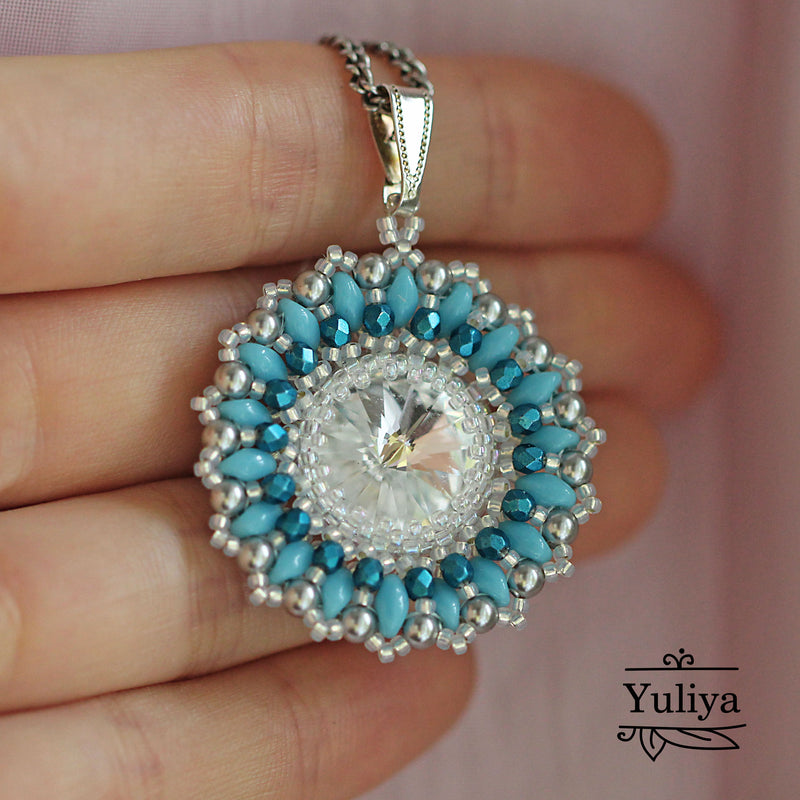PDF Tutorial Pendant "Mountain Lake"