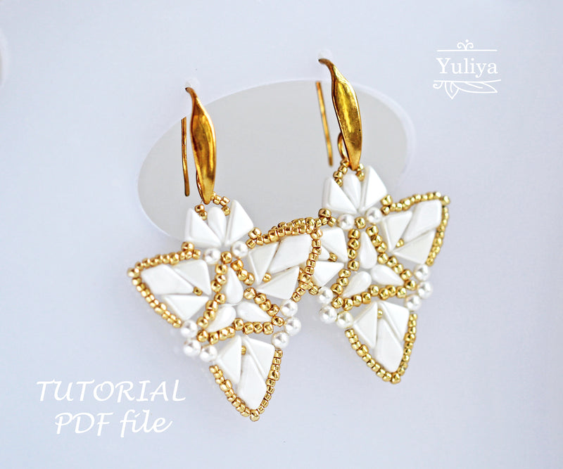 PDF Tutorial Earrings "Tango"