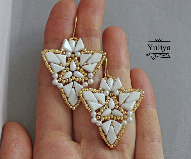 PDF Tutorial Earrings "Tango"