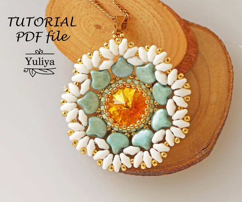 PDF Tutorial Pendant “Flora”