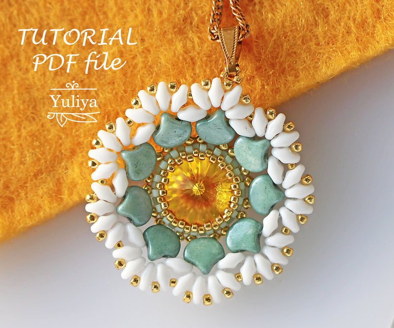 PDF Tutorial Pendant “Flora”