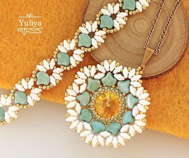 PDF Tutorial Jewelry Set “Flora”