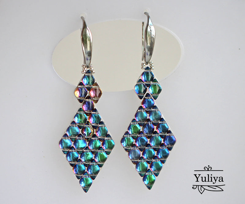 PDF Tutorial Earrings "Cascade"