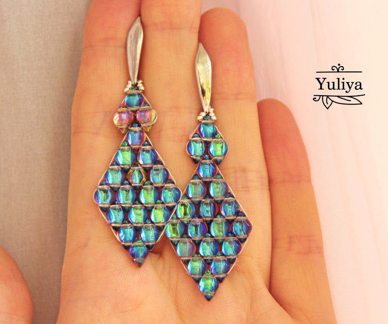 PDF Tutorial Earrings "Cascade"