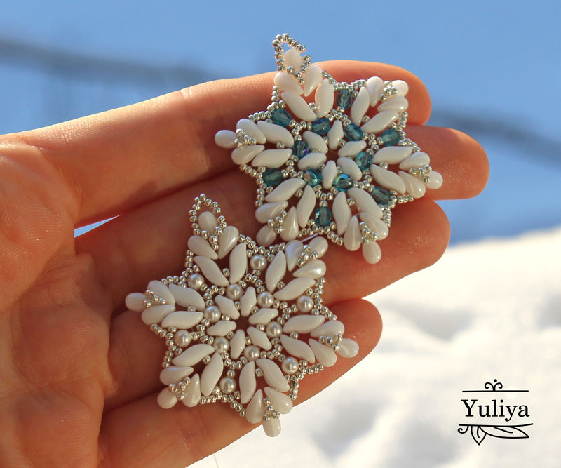 PDF Tutorial Pendant "Snowflake2"