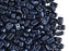 50 pcs Ios® Par Puca® 2-hole Beads, 2.5x5.5mm, Metallic Mat Dark Blue, Czech Glass