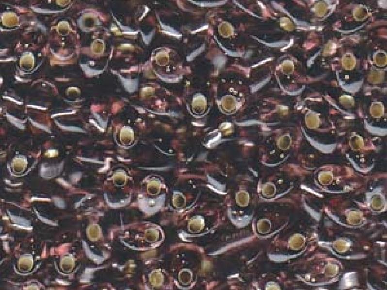 Long Magatama Beads 4x7 mm, Smoke Amethyst Silver Lined, Miyuki Japanese Beads