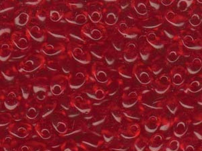 Long Magatama Beads 4x7 mm, Light Red, Miyuki Japanese Beads