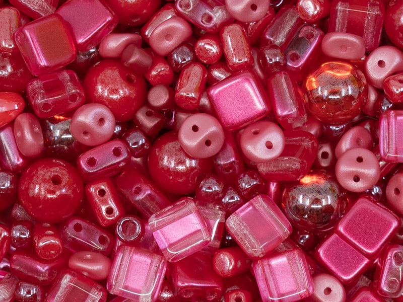 Glass Bead Mix , Rising Sun, Czech Glass