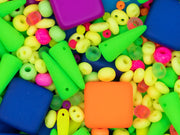 Glass Bead Mix , Neon World, Czech Glass