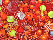 Random Mix of Czech Glass Beads , Glass Beads for Jewelry Making, Beads & Bead assortments, Pressed Beads, Matubo, Rutkovsky, Rocailles et al. Mixed Shapes and Size , Zanzibar, Czech Glass