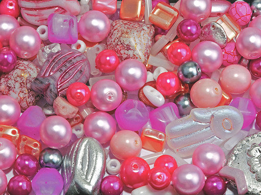 Random Mix of Czech Glass Beads , Glass Beads for Jewelry Making, Beads & Bead assortments, Pressed Beads, Matubo, Rutkovsky, Rocailles et al. Mixed Shapes and Size , Sakura, Czech Glass