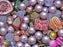 Random Mix of Czech Glass Beads , Glass Beads for Jewelry Making, Beads & Bead assortments, Pressed Beads, Matubo, Rutkovsky, Rocailles et al. Mixed Shapes and Size , Lavender Sparkle, Czech Glass