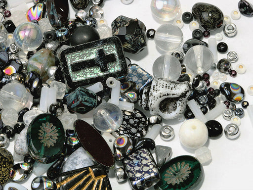 150 pcs Tile Beads 6x6 mm, 2 Holes, Mix, Czech Glass — ScaraBeads US