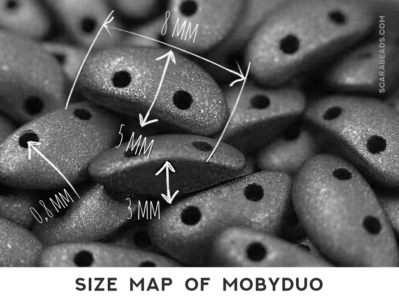 300 pcs MobyDuo® Beads, 3x8mm, 2-Hole, Czech Glass, Alabaster Pastel Bordeaux