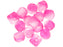 20 pcs Lucerna NEON Beads, 7x8mm, Pink, Czech Glass