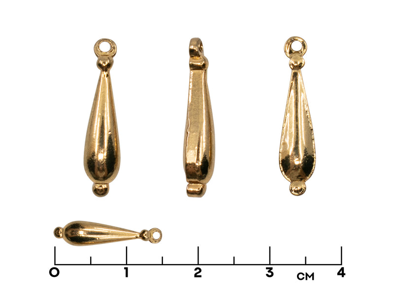 1 pc Pendant 16 mm, Gold, Metal