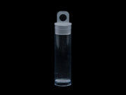 Plastic Tube with Lid 52x14 mm, Transparent, Plastic, Czech Republic