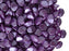 50 pcs Pinch Pressed Beads, 5x3.5mm, Pastel Dark Lilac, Czech Glass