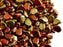 50 pcs Preciosa Pip™ Beads, 7x5mm, California Gold Rush, Czech Glass