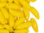 Banana Beads 6x17 mm, Opaque Yellow, Czech Glass