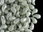 20 pcs 2-hole ZoliDuo® Right Pressed Beads, 5x8mm, Alabaster Light Green Luster, Czech Glass