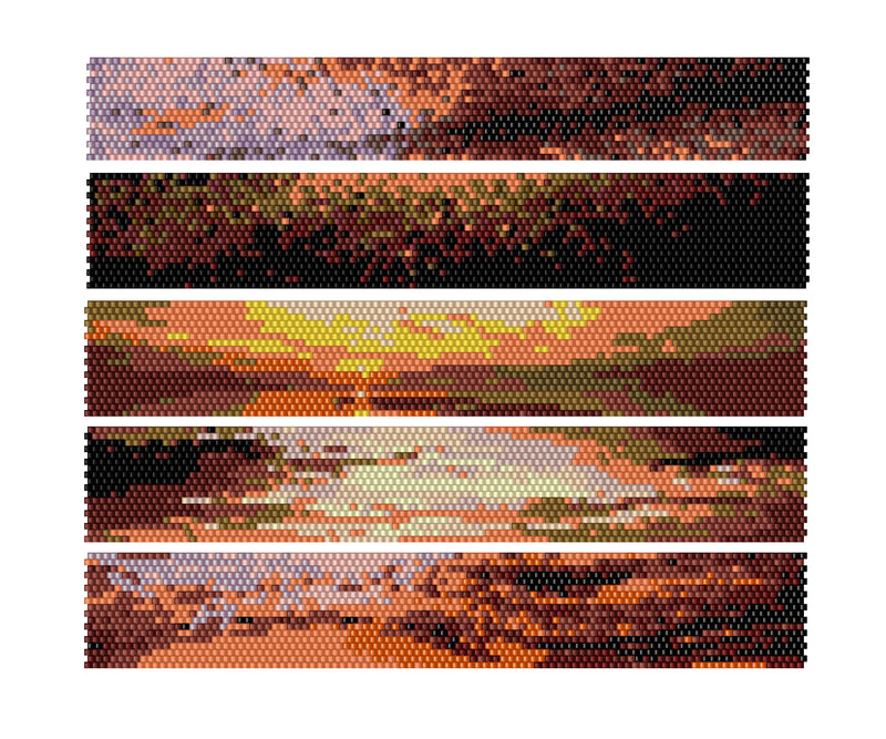 PDF Peyote Bracelet Patterns (1P)