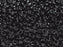 Spacer Beads 2.2x1 mm, Black, Miyuki Japanese Beads